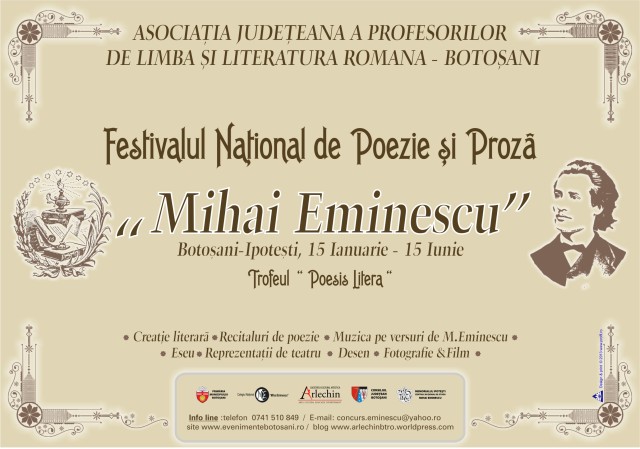 Festivalul-National-de-Poezie-si-Proza MIHAI EMINESCU